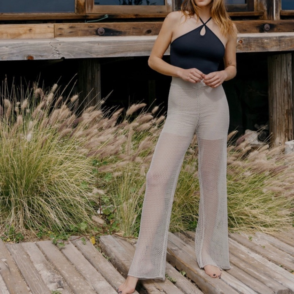 NWOT Zara Mesh Knit Pants